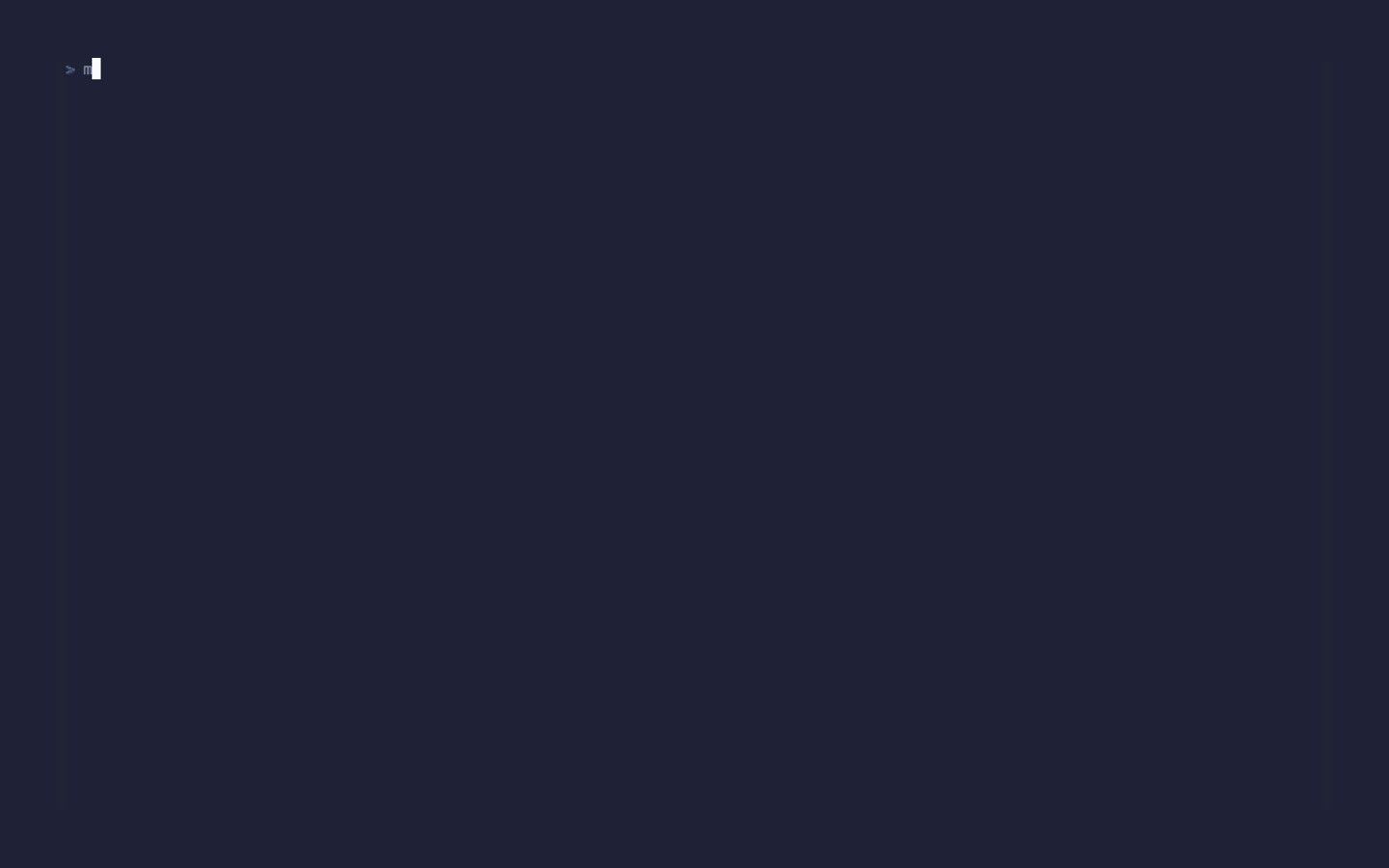 Mango terminal UI example